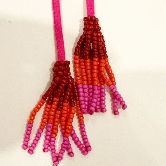 NWT Farm Rio x Anthropologie Linen Blend Drawstring Shorts Medium - Picture 6 of 9